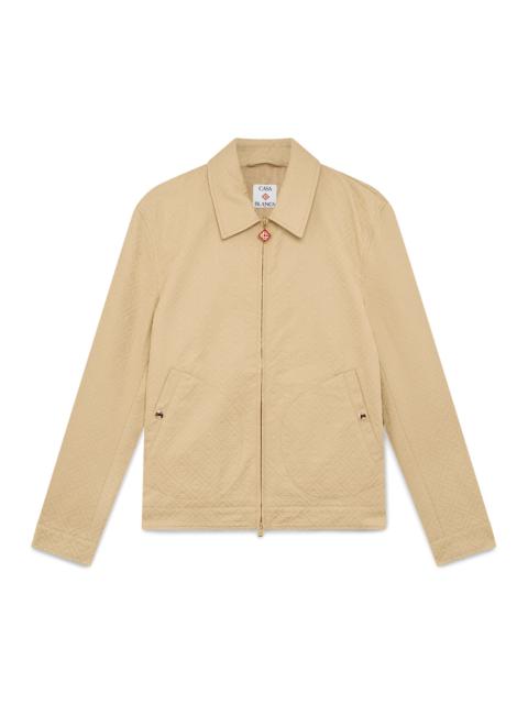 CASABLANCA Cotton Monogram Jacquard Jacket