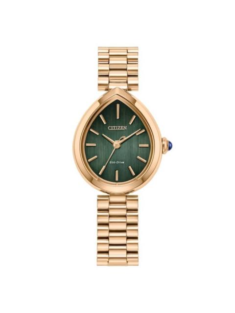 Other Designers Citizen L Rainell Eco-Drive Green Dial Ladies Watch EM1203-57X