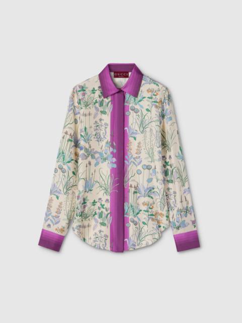 GUCCI Gucci Floreal Print Silk Shirt