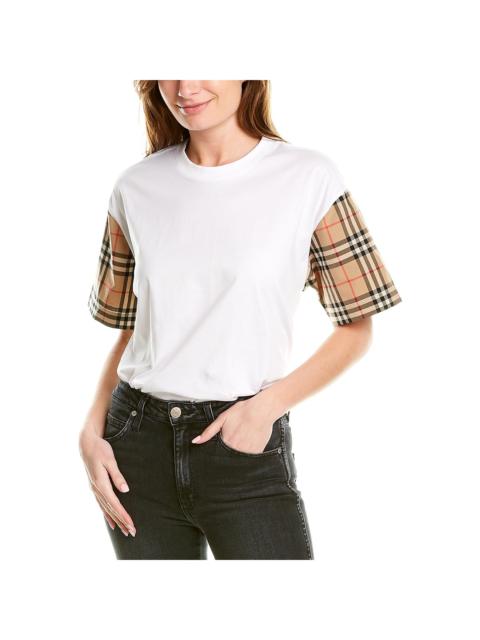 Burberry Burberry Vintage Check Oversized T-Shirt