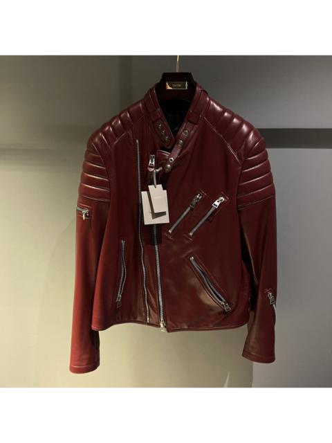 Tom Ford Biker Leather Jacket in Large