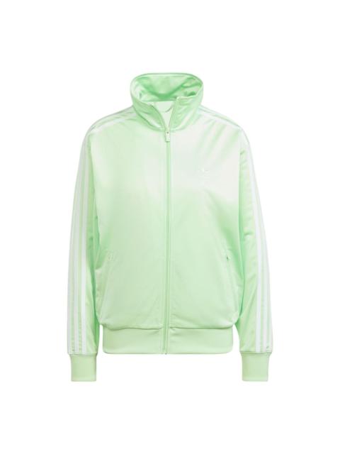 adidas (WMNS) adidas Adicolor Classics Loose Firebird Track Jacket Asia Sizing 'Neon Green' IP0614