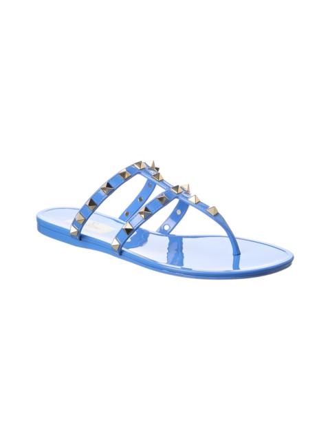 Valentino Valentino Rockstud Caged Rubber Sandal