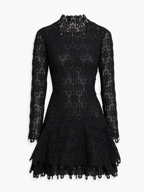 SIMKHAI Joy guipure lace mini dress