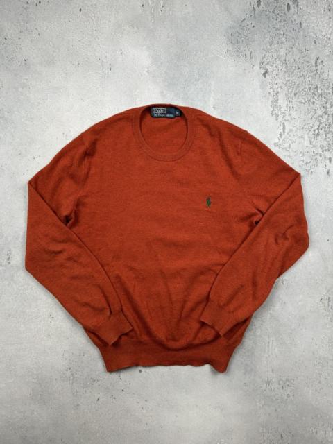 Polo Ralph Lauren Polo Ralph Lauren Merino Wool Crewneck Sweater Orange Jumper