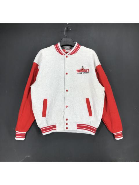Other Designers Vintage - Vintage Terrible's Hotel Casino Varsity Jacket #1761-70
