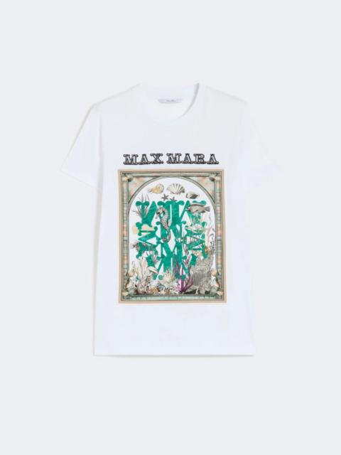 Max Mara Max Mara Cotton T-shirt With Graphic