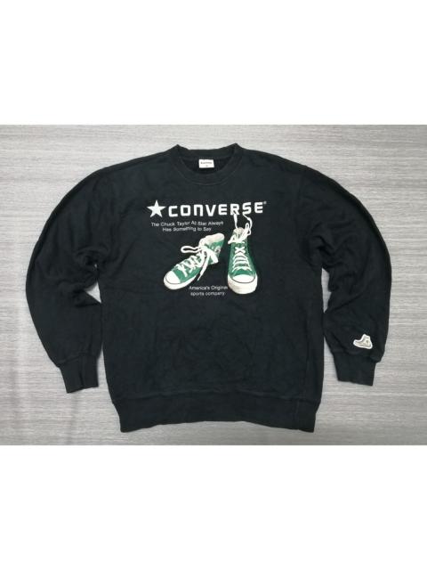 Other Designers Converse × Vintage - Vintage CONVERSE ALL STAR Sweatshirt With Real Shoelaces