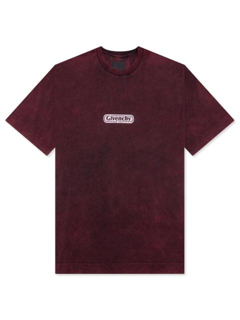Givenchy STANDARD SHORT SLEEVE BASE - DARK RED