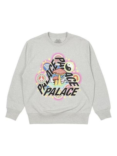 PALACE Palace Bun 5G Crew Sweater 'Grey' P23CW035