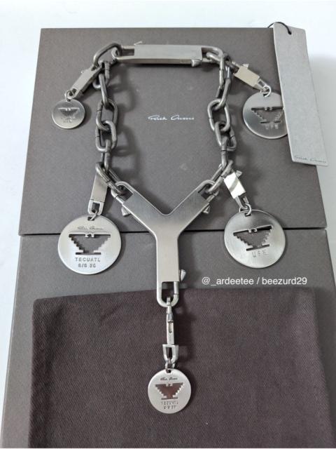 Rick Owens 💥RARE TECUATL RUNWAY UFW CHARM CERBERUS CHOKER NECKLACE