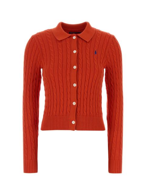 Polo Ralph Lauren Coral cotton cardigan