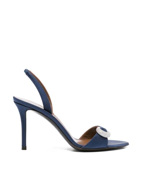 Giuseppe Zanotti Clandestino satin heel sandals