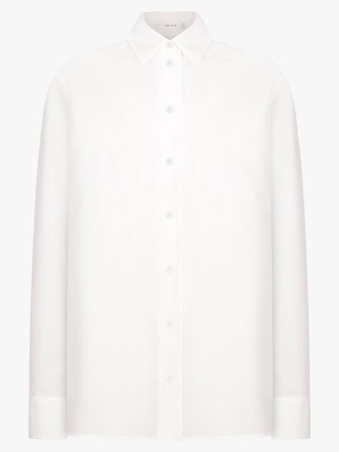 The Row SISILIA L/S SHIRT | WHITE