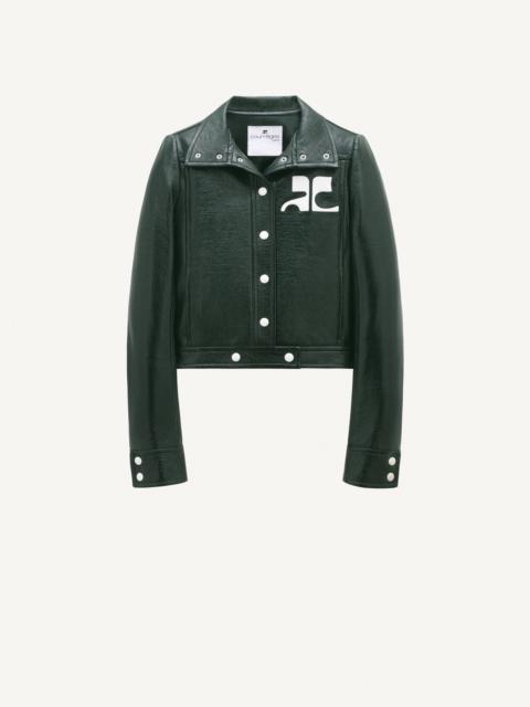 courrèges REEDITION VINYL JACKET