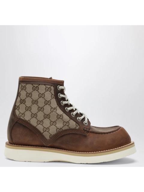GUCCI Gucci GG Laced Ankle Boots (120)