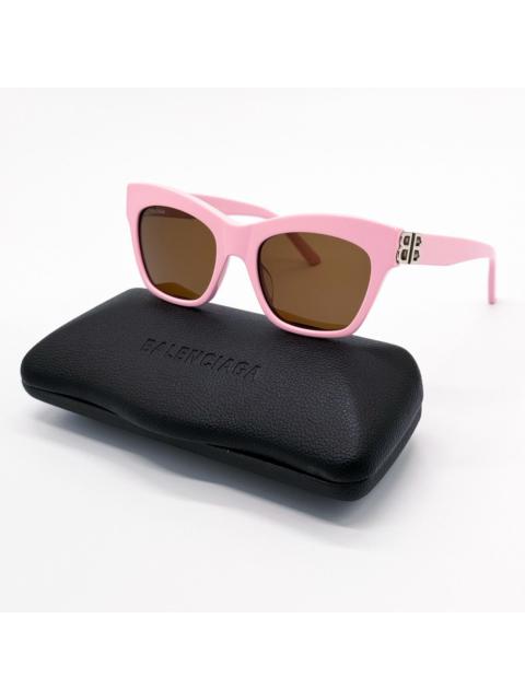 BALENCIAGA NEW BALENCIAGA BB0132S 003 PINK BROWN WOMEN SUNGLASSES