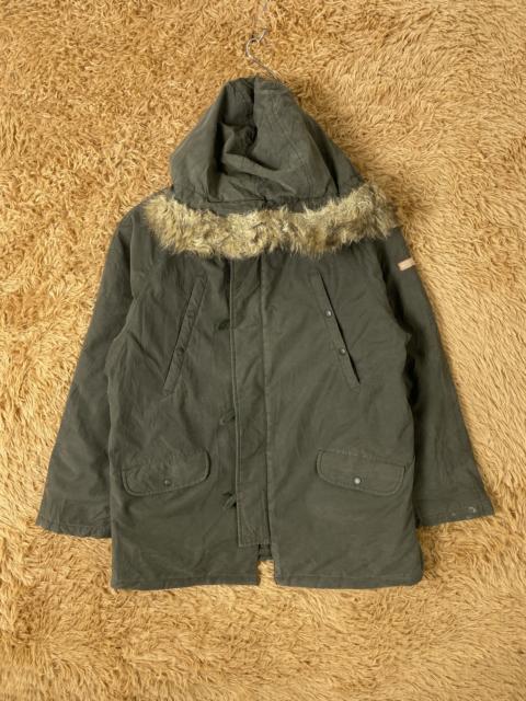 Other Designers Japanese Brand - Vintage C.M.B Hoodie Quilted Lining Jacket J2167