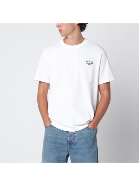 A.P.C. A.P.C. Rue Madame T-Shirt In White Cotton Men