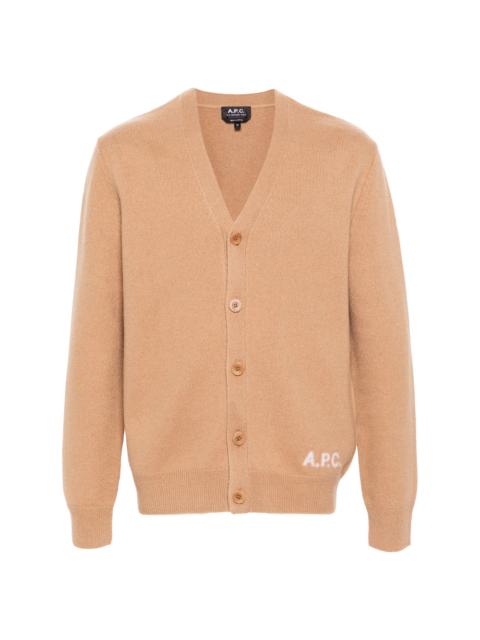 A.P.C. A.P.C. Brown Sweaters & Knitwear - Cardigans Men