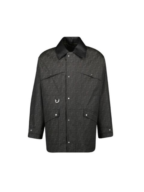 FENDI Fendi Men's FF Jacquard Jacket, Brand Size 50 ( US Size 40 )