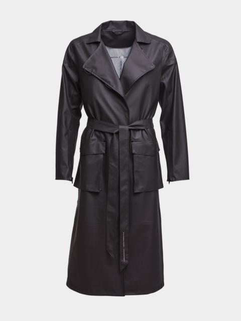 Stutterheim Kista Lightweight Trench Coat Black
