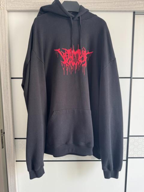 VETEMENTS vetements 18ss Blood Drop Sanskrit thick sweatshirt