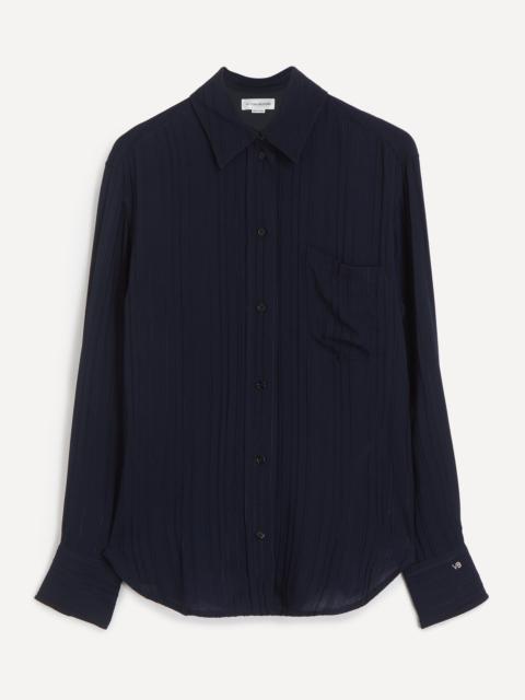 Victoria Beckham Navy Pyjama Shirt