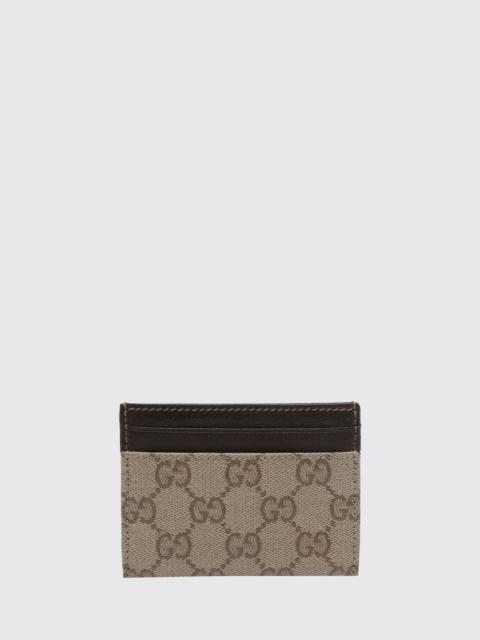 GUCCI Gucci Men Gucci Essence Gg Monogram Jacquard Fabric Flat Card Holder