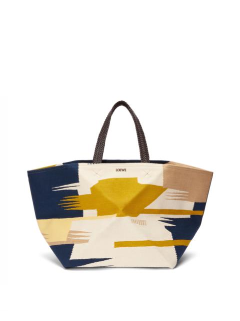 XXL Puzzle Fold tote in canvas