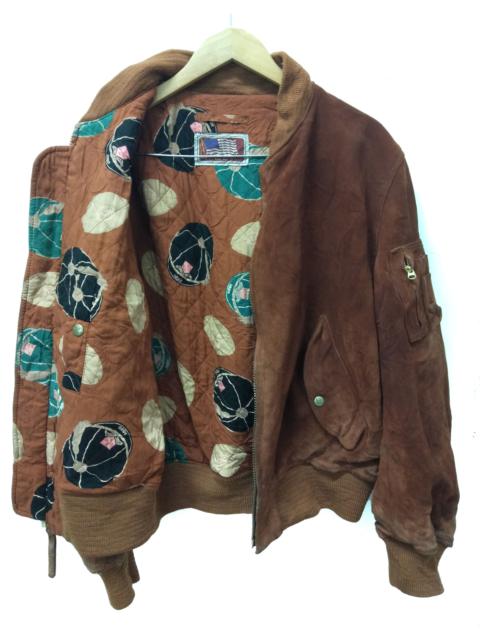 Other Designers Leather Jacket Bomber Style Karl Helmut