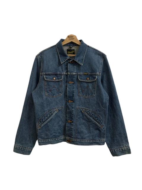 Other Designers Vintage Distressed Wrangler Truckers Denim Jacket