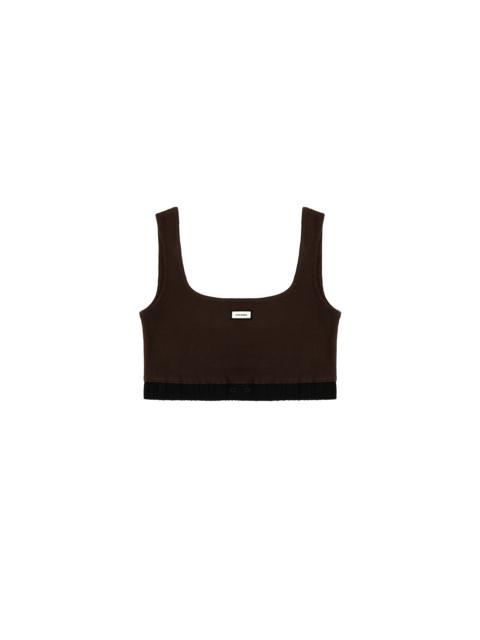 entire studios LOUNGE BRA REDWOOD
