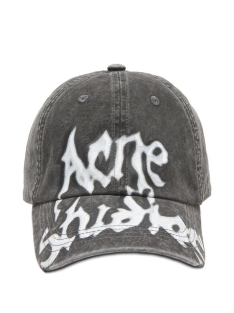 Acne Studios Acne Studios Men Logo Cotton Baseball Cap