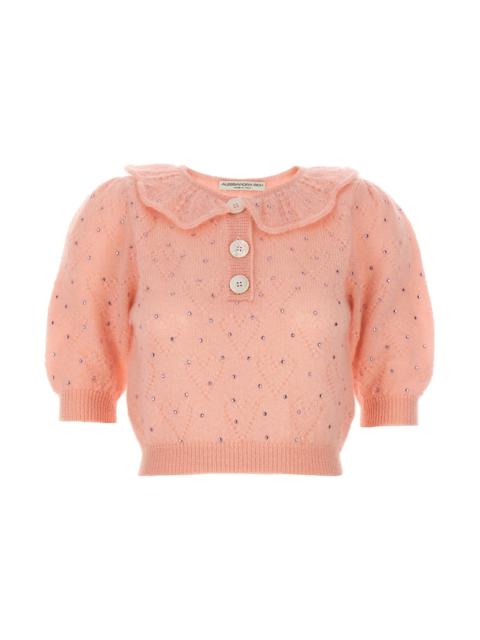 Alessandra Rich Rhinestone sweater