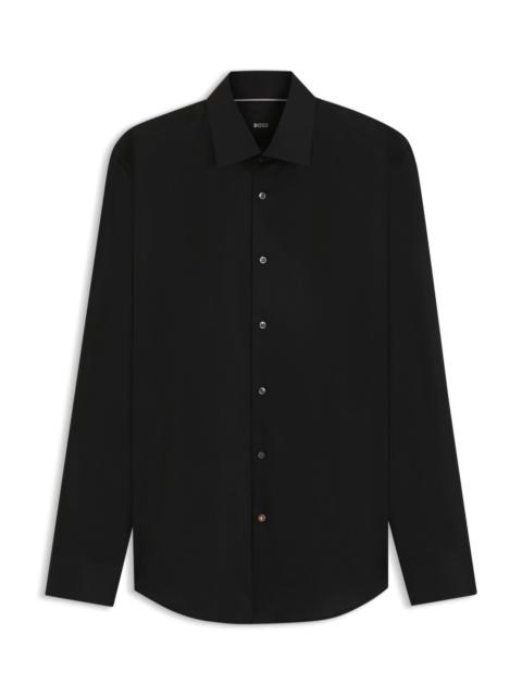 BOSS SLIM-FIT SHIRT IN EASY-IRON COTTON POPLIN