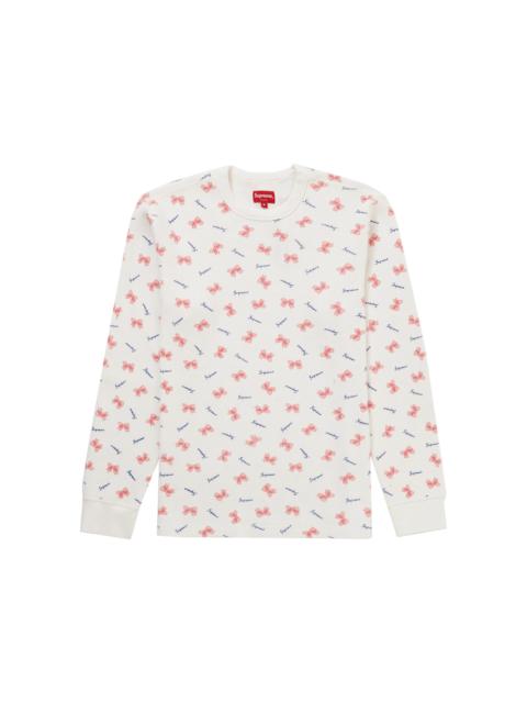 Supreme Supreme Bow Waffle Thermal Natural