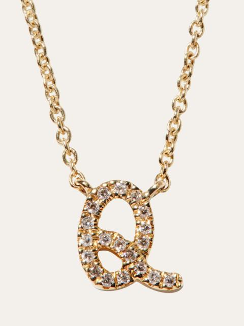 SYDNEY EVAN Diamond Initial Pendant Necklace
