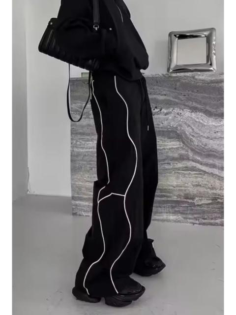 Other Designers Japanese Brand - Wave Line Loose Wide Leg SweatPants