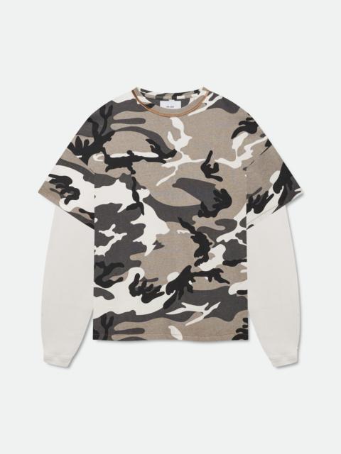 Rhude CAMO DOUBLE-LAYERED TEE