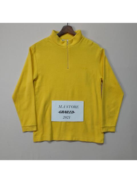 Other Designers Designer - Vintage Ellesse Half Zip Long Sleeve Shirt
