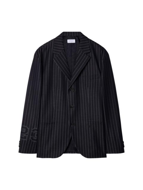 Off-White 23-print pinstriped blazer