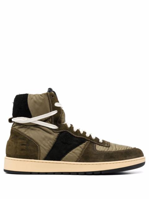 Rhude Rhecess panelled high-top sneakers