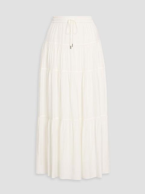 SIMKHAI Lulee tiered mousseline maxi skirt
