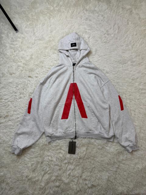BALENCIAGA Balenciaga Apple Music Limited Edition Music Collaboration Letter Printed Hooded Zip-Up Casual Sweat