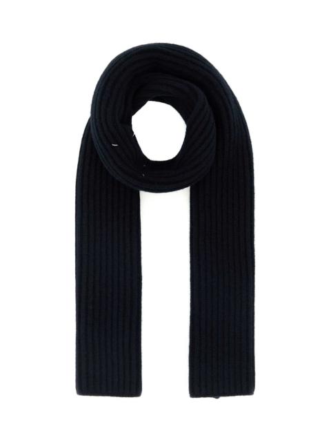 Maison Margiela Midnight Blue Wool Scarf