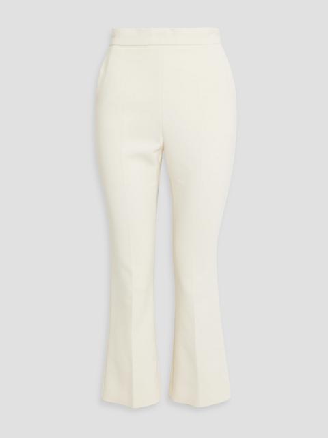Max Mara Nepeta grain de poudre wool-blend kick-flare pants