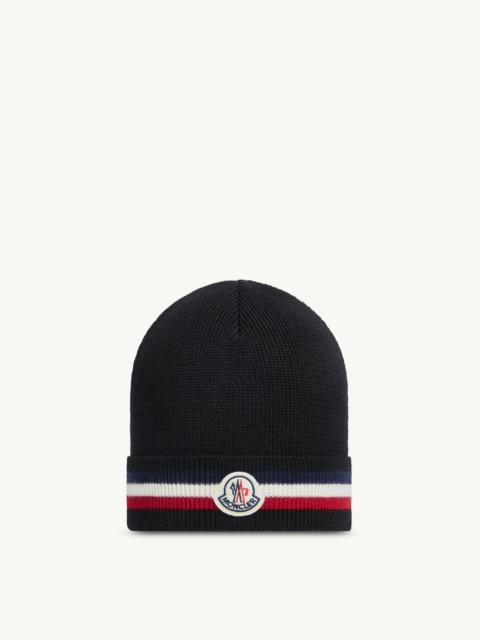 Moncler Tricolor Wool Beanie