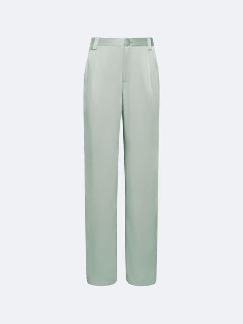 LAPOINTE Satin Relaxed Pleated Pant