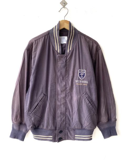 Other Designers Vintage - Vintage Sunfaded JBF Football Club Cotton Varsity Jacket